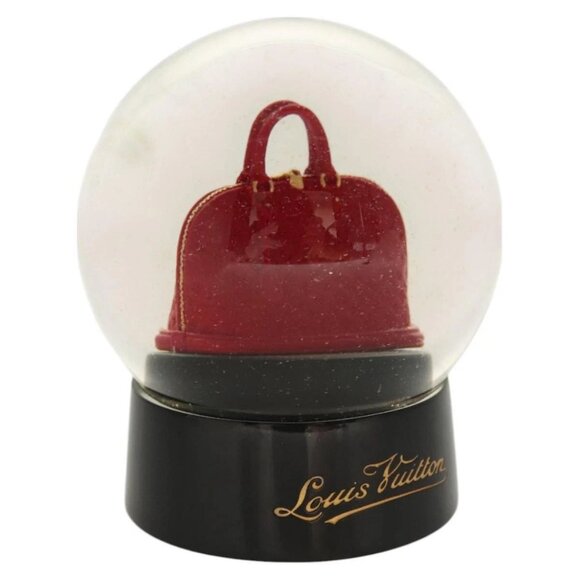 LOUIS VUITTON Snow Globe Alma VIP Limited Clear Red L - Picture 1 of 13